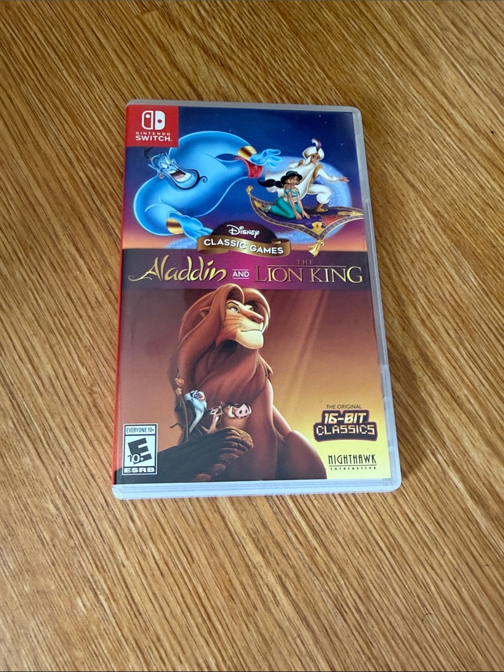 Disney Classic Games: Aladdin and The Lion King for Nintendo - Brown Cover